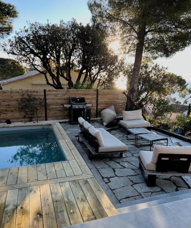 Magnifique Villa Neuve Vue Mer Cavalaire-sur-Mer Exteriör bild