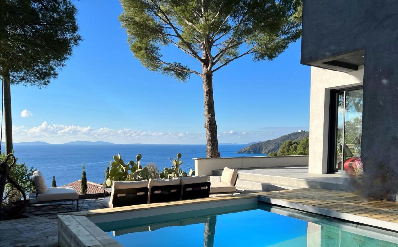 Magnifique Villa Neuve Vue Mer Cavalaire-sur-Mer Exteriör bild